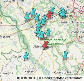 Mappa Cascina Ginibissa, 20081 Abbiategrasso MI, Italia (6.409)