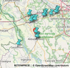 Mappa Cascina Ginibissa, 20081 Abbiategrasso MI, Italia (7.07857)