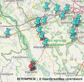 Mappa Cascina Ginibissa, 20081 Abbiategrasso MI, Italia (9.505)