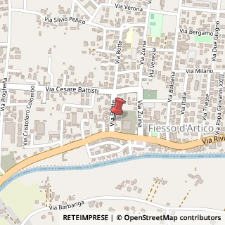 Mappa Via Botte, 4, 30032 Fiesso d'Artico, Venezia (Veneto)