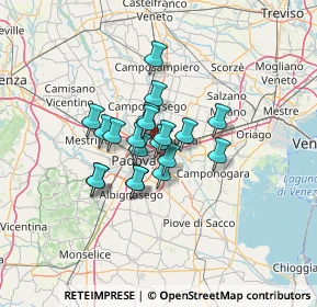 Mappa Raccordo Gandhi, 35129 Padova PD, Italia (8.4905)