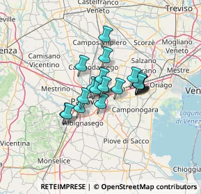 Mappa Raccordo Gandhi, 35129 Padova PD, Italia (8.6465)