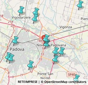 Mappa Raccordo Gandhi, 35129 Padova PD, Italia (5.03786)