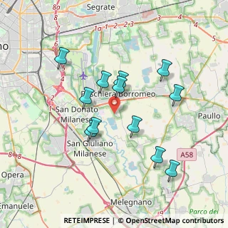 Mappa Via Giovanni Falcone, 20060 Robbiano MI, Italia (3.37167)