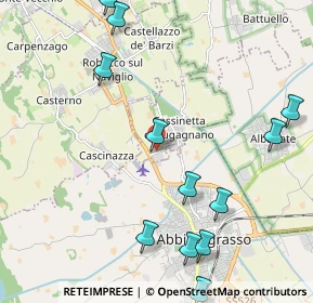 Mappa Via Lombardia, 20081 Cassinetta di Lugagnano MI, Italia (2.61333)