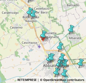 Mappa Via Lombardia, 20081 Cassinetta di Lugagnano MI, Italia (3.06)