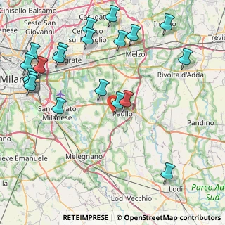 Mappa Via Enrico Fermi, 20067 Tribiano MI, Italia (10.606)