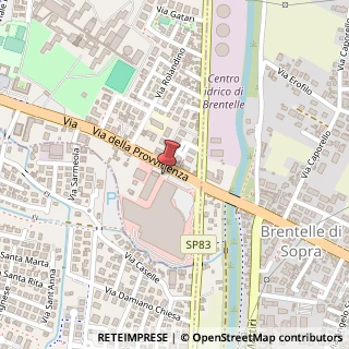 Mappa Centro Commerciale Le Brentelle, 35030 Rubano, Padova (Veneto)