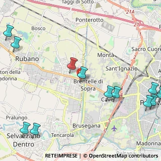 Mappa Rubano Pd Padova IT, 35030 Sarmeola PD, Italia (3.22077)