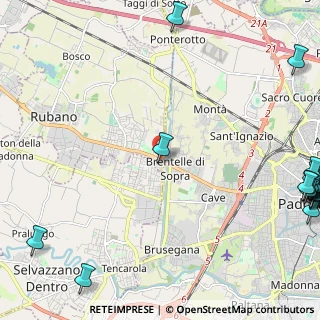 Mappa Rubano Pd Padova IT, 35030 Sarmeola PD, Italia (3.9405)