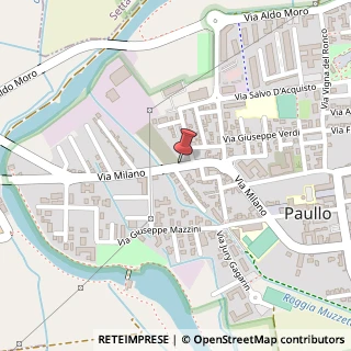 Mappa Via Milano, 115, 20067 Paullo, Milano (Lombardia)