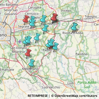 Mappa Via G. Carducci, 20067 Paullo MI, Italia (7.60389)