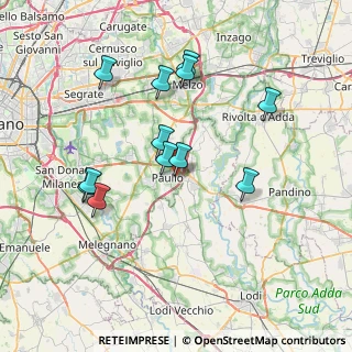 Mappa Via G. Carducci, 20067 Paullo MI, Italia (7.07167)