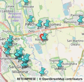 Mappa Via Grandi Via Da Vinci, 20068 Peschiera Borromeo MI, Italia (2.7075)