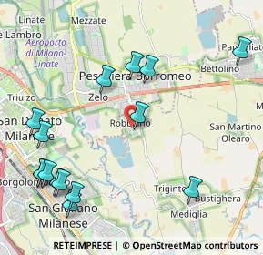 Mappa Via Grandi Via Da Vinci, 20068 Peschiera Borromeo MI, Italia (2.578)