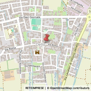 Mappa Via Roma, 54, 25020 Dello, Brescia (Lombardia)