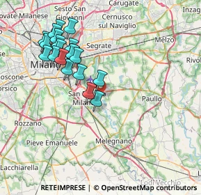 Mappa Via Trieste, 21042 Caronno Pertusella VA, Italia (7.6975)