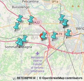 Mappa Via Scuole, 37066 Sommacampagna VR, Italia (3.95583)