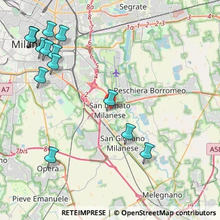 Mappa Ingresso da Via Ueropa SNC, 20097 San Donato Milanese MI, Italia (5.74692)