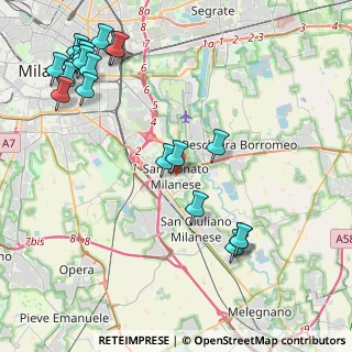 Mappa Ingresso da Via Ueropa SNC, 20097 San Donato Milanese MI, Italia (5.349)