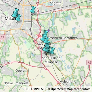 Mappa Ingresso da Via Ueropa SNC, 20097 San Donato Milanese MI, Italia (3.91071)