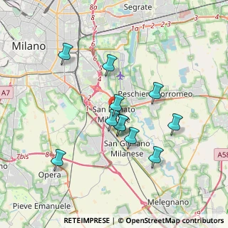 Mappa Ingresso da Via Ueropa SNC, 20097 San Donato Milanese MI, Italia (3.19818)