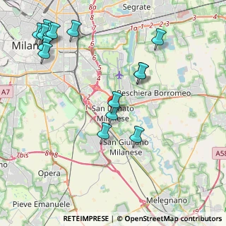 Mappa Ingresso da Via Ueropa SNC, 20097 San Donato Milanese MI, Italia (5.00467)