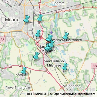 Mappa Ingresso da Via Ueropa SNC, 20097 San Donato Milanese MI, Italia (2.64143)
