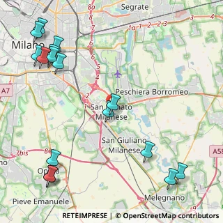 Mappa Ingresso da Via Ueropa SNC, 20097 San Donato Milanese MI, Italia (5.94688)