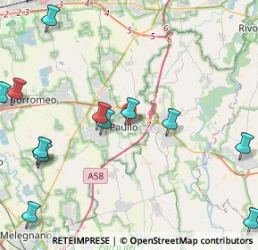Mappa Via Monsignore Bonvini, 20067 Paullo MI, Italia (6.826)
