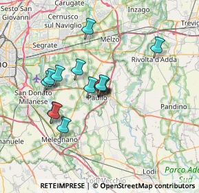 Mappa Via Monsignore Bonvini, 20067 Paullo MI, Italia (5.93154)