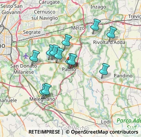 Mappa Via Monsignore Bonvini, 20067 Paullo MI, Italia (5.92417)