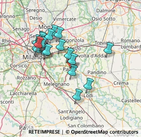 Mappa Via Monsignore Bonvini, 20067 Paullo MI, Italia (13.0215)