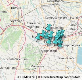 Mappa Via Vittorio Emanuele III, 35030 Selvazzano Dentro PD, Italia (9.42533)