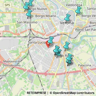 Mappa Via Emilio Piccono della Valle, 37136 Verona VR, Italia (2.24846)