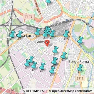 Mappa Via Emilio Piccono della Valle, 37136 Verona VR, Italia (1.059)