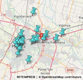 Mappa Via Franceschini Ezio, 35129 Padova PD, Italia (3.526)