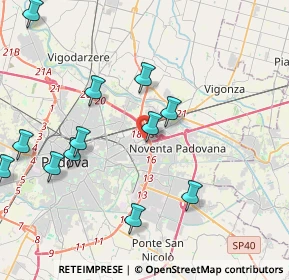 Mappa Via Franceschini Ezio, 35129 Padova PD, Italia (4.83769)