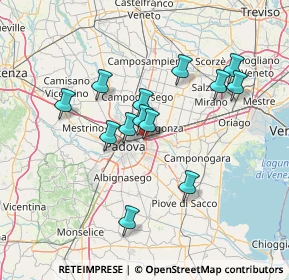 Mappa Via Franceschini Ezio, 35129 Padova PD, Italia (12.37692)