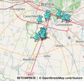 Mappa Via A. Fasoli, 25021 Bagnolo Mella BS, Italia (4.43143)