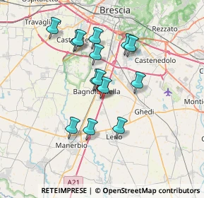 Mappa Via A. Fasoli, 25021 Bagnolo Mella BS, Italia (6.12286)