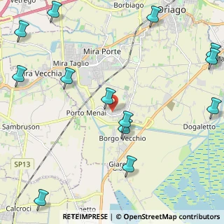 Mappa Via Tiziano Vecellio, 30034 Mira VE, Italia (3.03769)