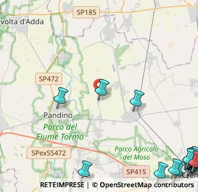 Mappa Strada Provinciale, 26017 Torlino Vimercati CR, Italia (7.952)