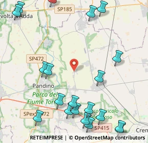 Mappa Strada Provinciale, 26017 Torlino Vimercati CR, Italia (5.7585)