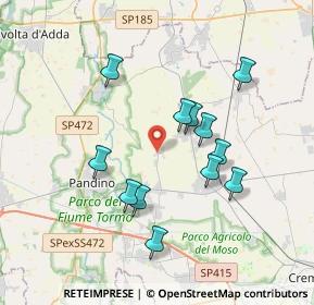 Mappa Strada Provinciale, 26017 Torlino Vimercati CR, Italia (3.34)