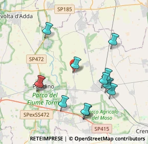 Mappa Strada Provinciale, 26017 Torlino Vimercati CR, Italia (4.00083)