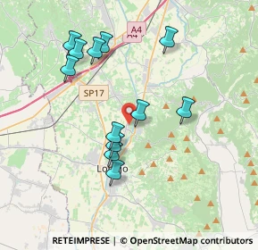 Mappa Via Giuseppe Cacciavillani, 36040 Sarego VI, Italia (3.55333)