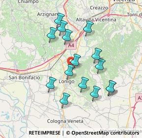 Mappa Via Giuseppe Cacciavillani, 36040 Sarego VI, Italia (6.77733)