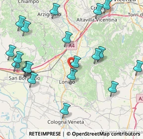Mappa Via Giuseppe Cacciavillani, 36040 Sarego VI, Italia (9.9175)