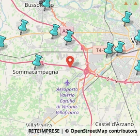 Mappa Via Thomas Edison, 37066 Caselle VR, Italia (6.48438)